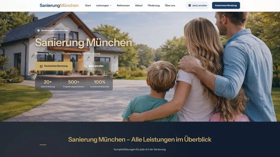 Sanierung München – Werbeagentur München Bavaria Referenz
